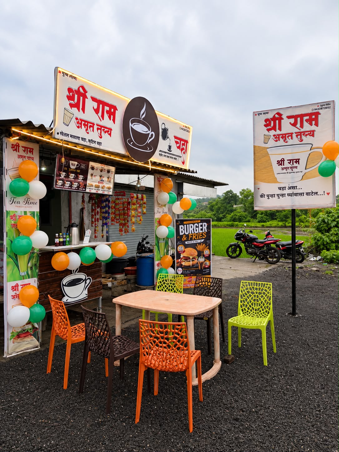 Shreeram Cafe Shop Facade
